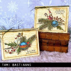 Tim Holtz - Cling Stamp - Cozy Christmas