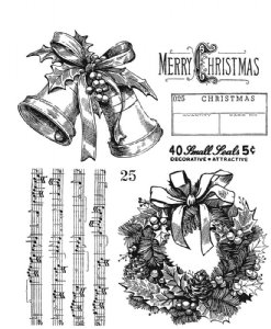Tim Holtz - Cling Stamps - Department Store