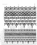 Tim Holtz - Cling Stamp - Crochet Trims