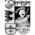 Tim Holtz - Components Cling Stamp - Hotel