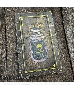 Tim Holtz - Components Cling Stamp - Swirls