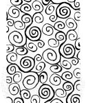 Tim Holtz - Components Cling Stamp - Swirls
