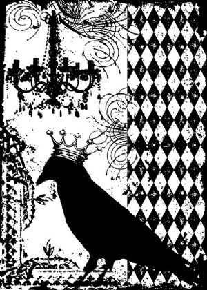 Stampers Anonymous - Cling Stamp - Blackbird