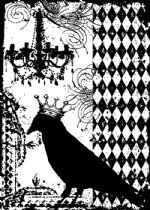 Stampers Anonymous - Cling Stamp - Blackbird
