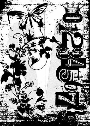 Stampers Anonymous - Cling Stamp - Fairy Garden