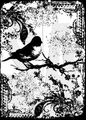 Stampers Anonymous - Cling Stamp - Tattered Sparrow