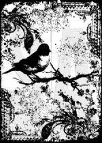 Stampers Anonymous - Cling Stamp - Tattered Sparrow