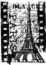Stampers Anonymous - Cling Stamp - Paris Film