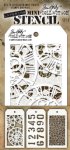 Tim Holtz - Mini Stencil - Set #2
