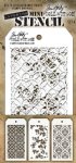 Tim Holtz - Mini Stencil - Set #4