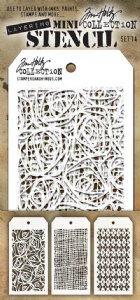 Tim Holtz - Mini Stencil - Set #14