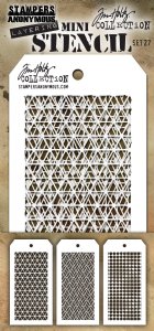 Tim Holtz - Mini Stencil - Set #27