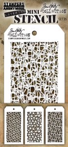 Tim Holtz - Mini Stencil - Set #35