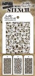 Tim Holtz - Mini Stencil - Set #35