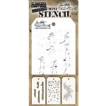 Tim Holtz - Mini Stencil - Set #38