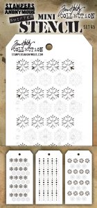 Tim Holtz - Mini Stencil - Set #45