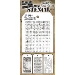 Tim Holtz - Mini Stencil - Set #48