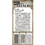 Tim Holtz - Mini Stencil - Set #49