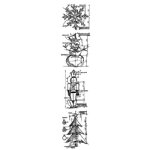 Tim Holtz - Strip Stamp - Christmas