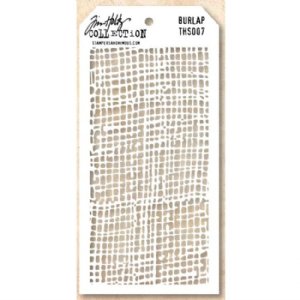 Tim Holtz - Stencil - Burlap