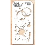 Tim Holtz - Stencil - Splatters