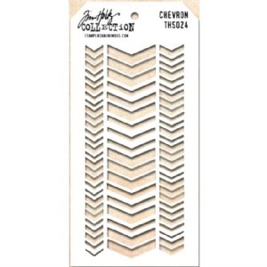 Tim Holtz - Stencil - Chevron