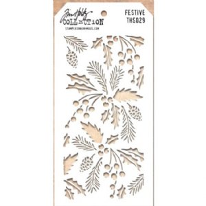 Tim Holtz - Stencil - Festive