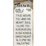 Tim Holtz - Stencil - Valentine