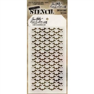 Tim Holtz - Stencil - Batground