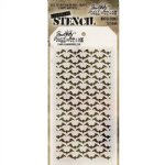 Tim Holtz - Stencil - Batground