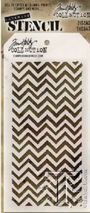 Tim Holtz - Stencil - Zig Zag