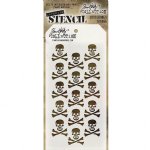 Tim Holtz - Stencil - Crossbones