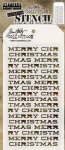 Tim Holtz - Stencil - Merry Christmas
