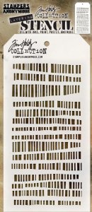 Tim Holtz - Stencil - Code