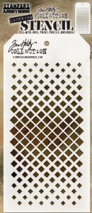 Tim Holtz - Stencil - Gradient Square