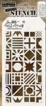 Stampers Anonymous - Layering Stencil - Patchwork Cube