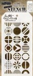 Stampers Anonymous - Layering Stencil - Patchwork Circle