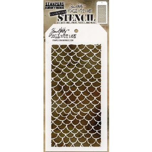 Tim Holtz - Stencil - Scales