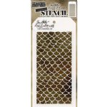 Tim Holtz - Stencil - Scales