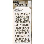 Tim Holtz - Stencil - Digits