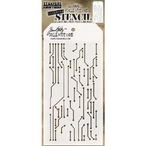 Tim Holtz - Stencil - Circuit