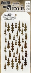 Tim Holtz - Stencil - Tree Lot