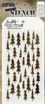 Tim Holtz - Stencil - Tree Lot