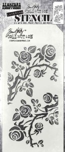 Tim Holtz - Stencil -  Thorned