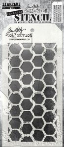 Tim Holtz - Stencil Set - Brush Hex