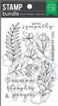 Hero Arts - Clear Stamp and Die Set - With Sympathy