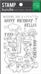 Hero Arts - Clear Stamp and Die Set - Birthday Animals 