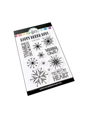 Catherine Pooler - Clear Stamps - Chillin' Snowflakes