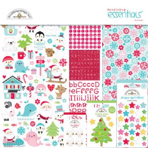 Doodlebug - Essentials Kit - Let It Snow