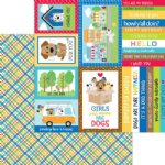 Doodlebug Design - 12X12 Patterned Paper - Playful Plaid